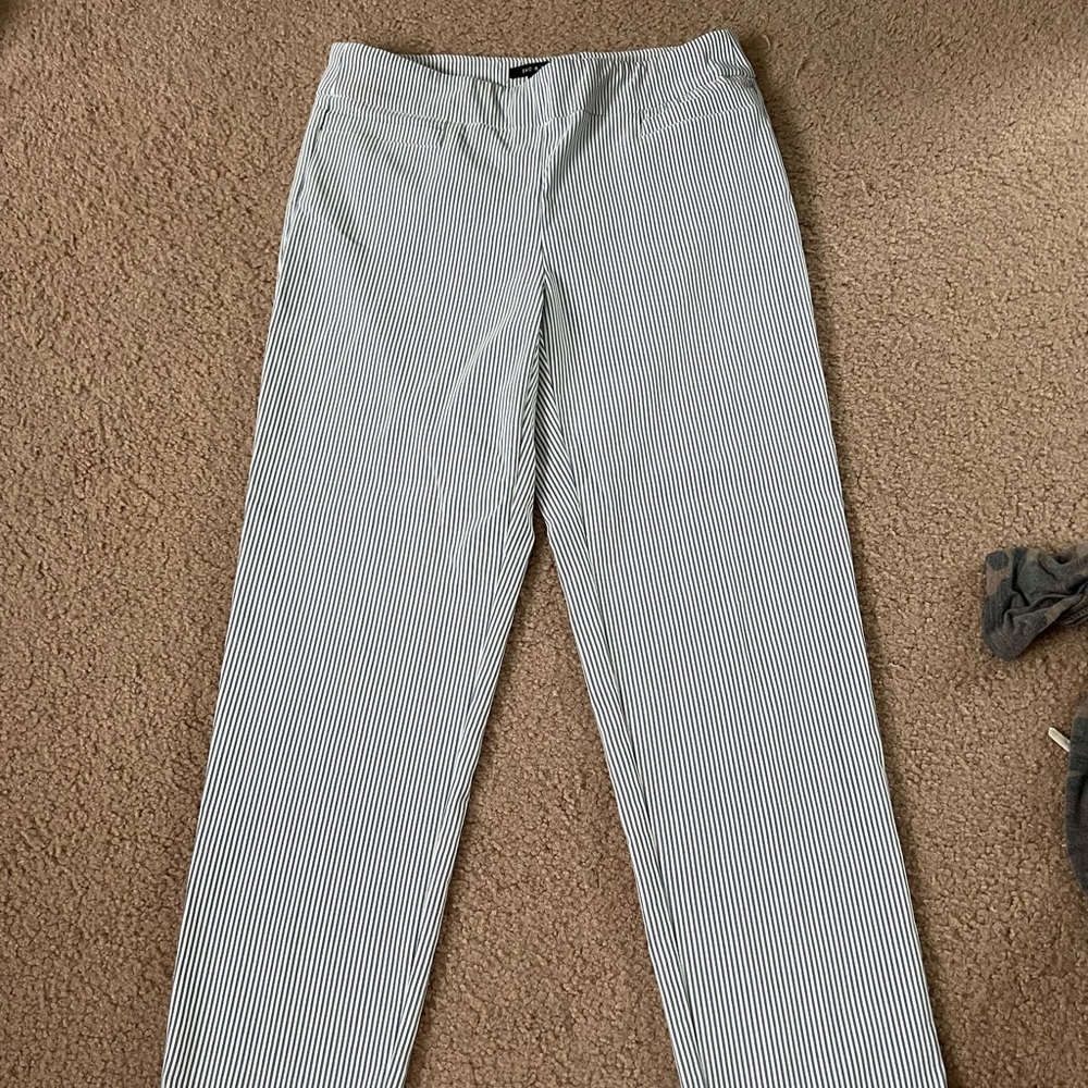 Pinstripe slacks